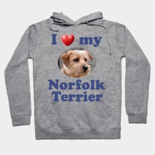 I Love My Norfolk Terrier Hoodie